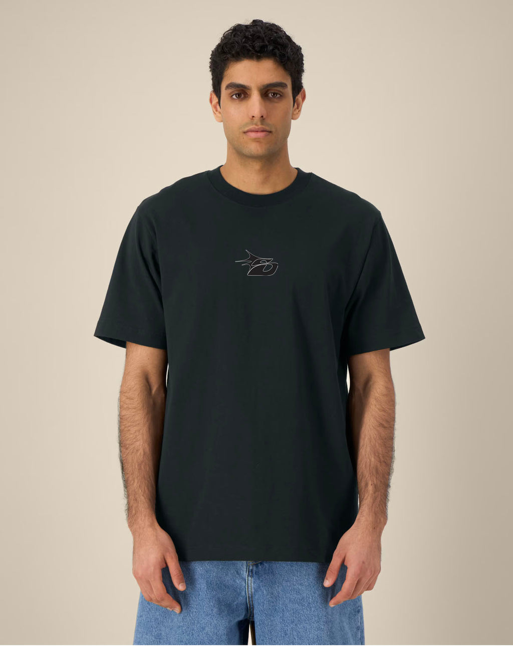 Stoked black Tee