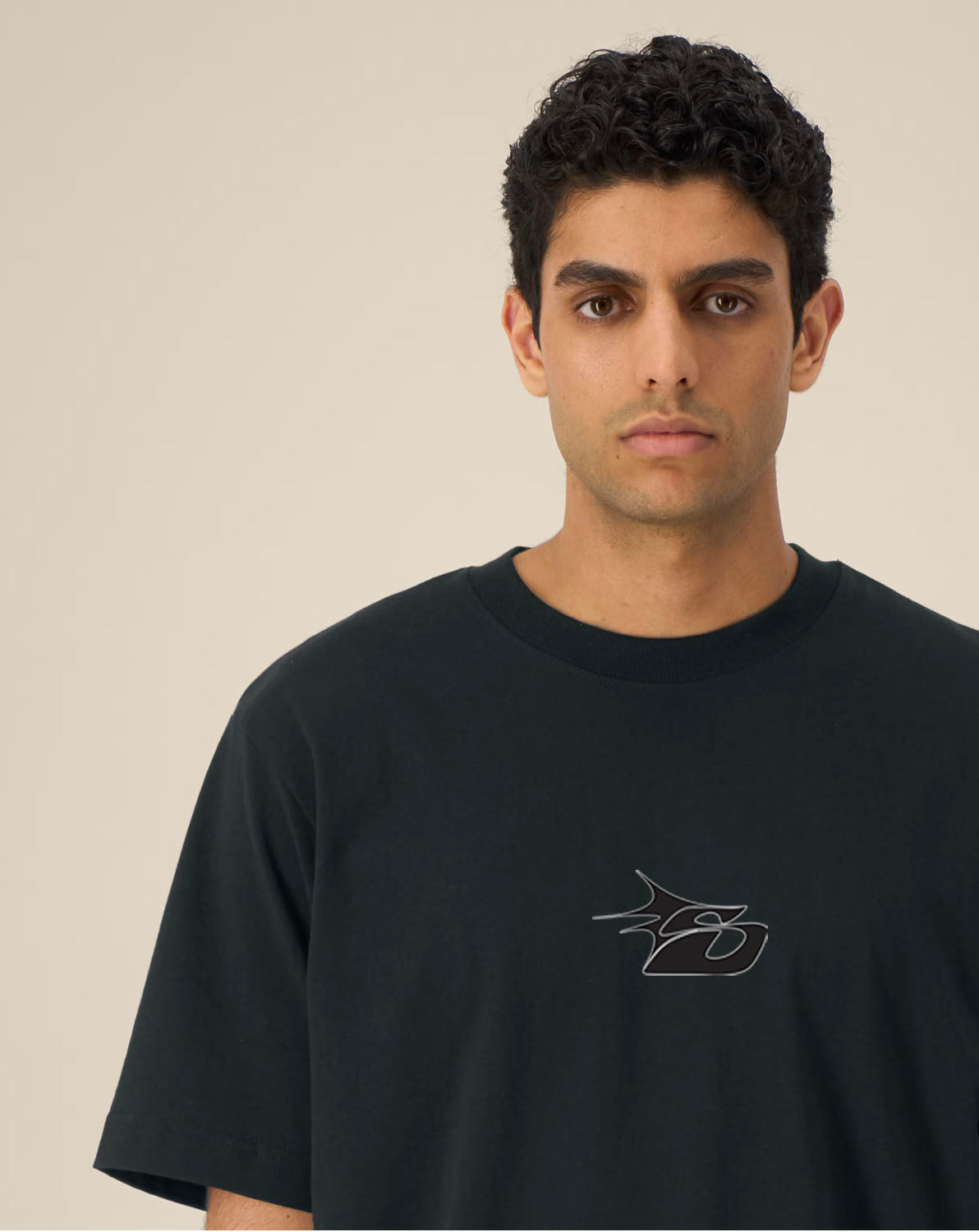 Stoked black Tee