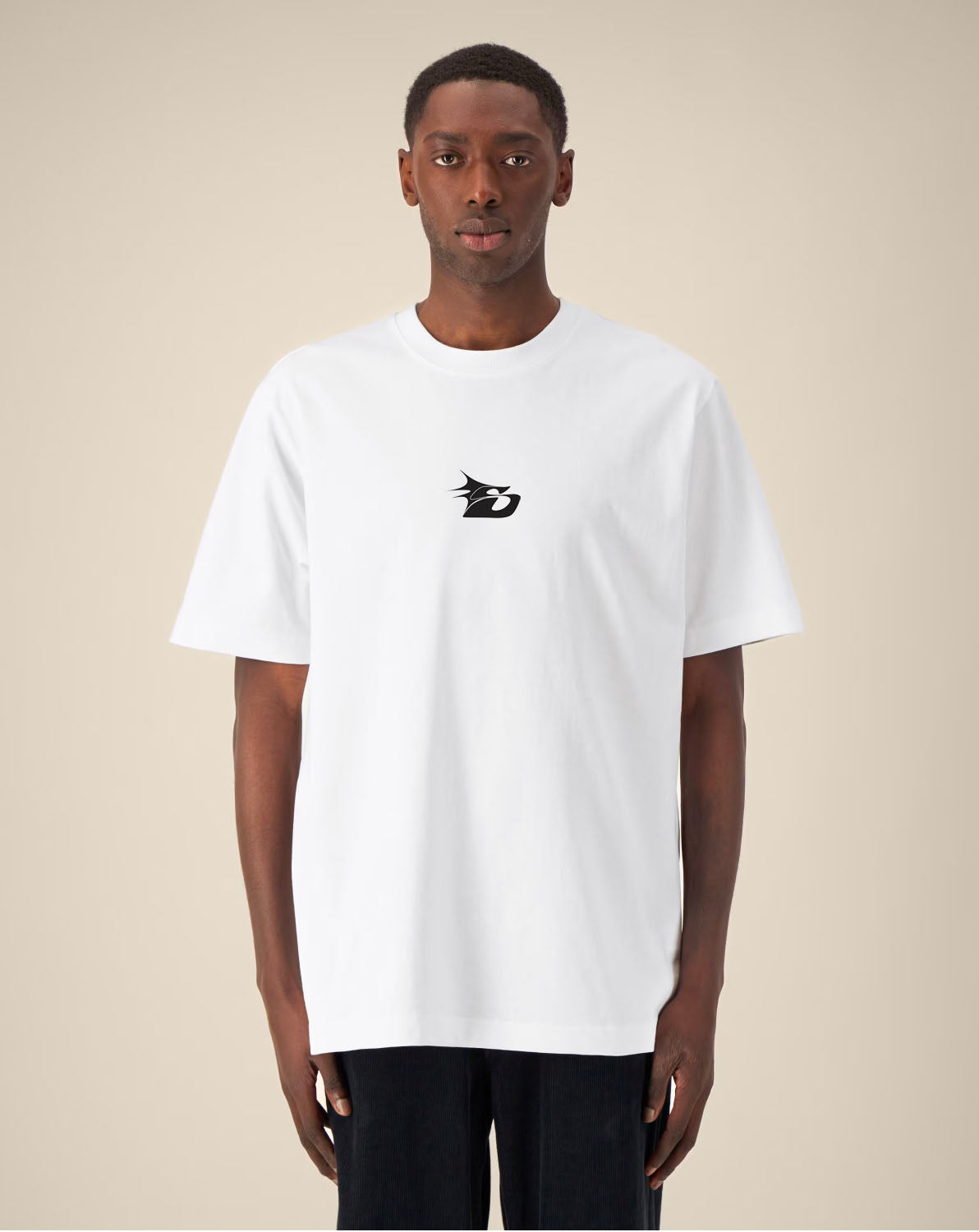 Stoked white Tee