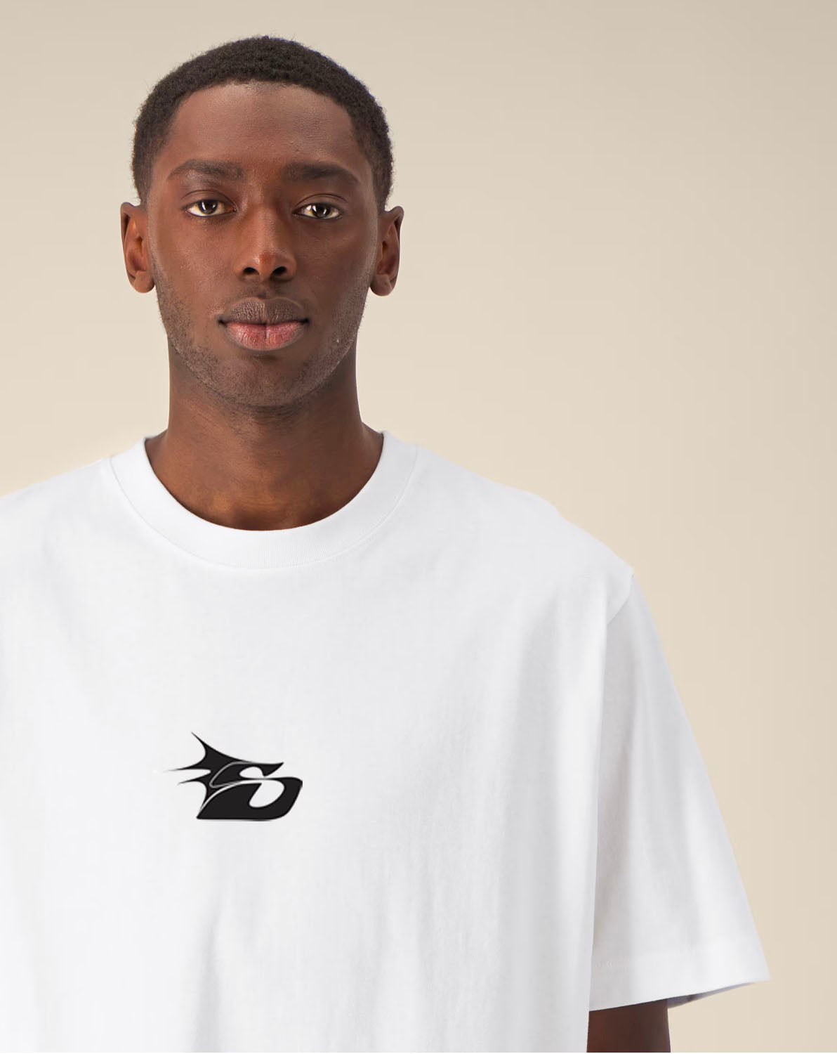 Stoked white Tee
